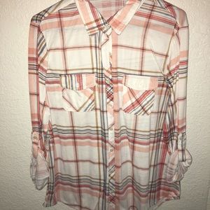 Pink Button down shirt